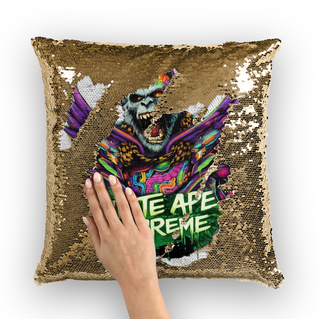 Flight Sequin Cushion Cover